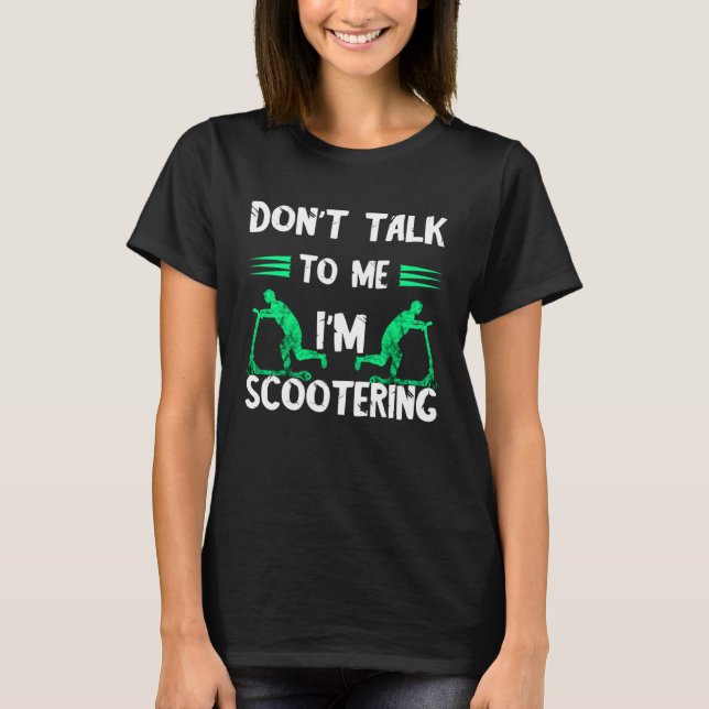 Electric Scooter Driving E Scooter T-Shirt (Vorderseite)