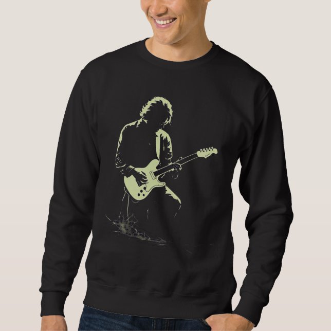 Electric Solitude Strings in the Dark Neon Silence Sweatshirt (Vorderseite)
