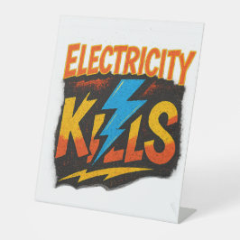 Electric tötet Bold Graffiti Design Sockelschild