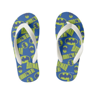 Electric Up Batman - Das dunkle Rittermuster Kinderbadesandalen