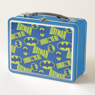 Electric Up Batman - Das dunkle Rittermuster Metall Brotdose