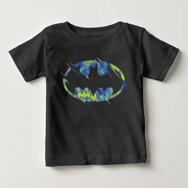 Electric Up Batman Symbol Baby T-shirt (Vorderseite)