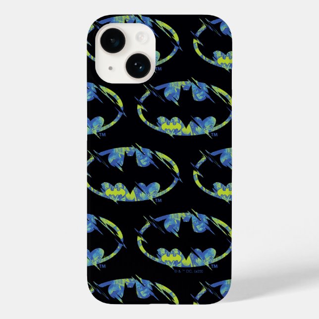 Electric Up Batman Symbol Case-Mate iPhone 14 Hülle (Rückseite)