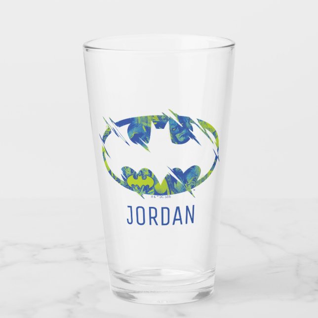 Electric Up Batman Symbol Glas (Vorderseite)