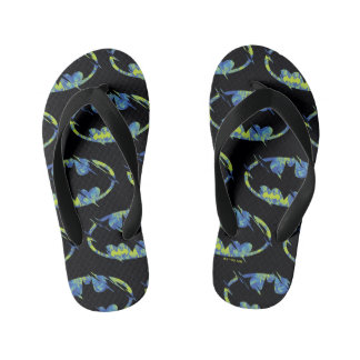Electric Up Batman Symbol Kinderbadesandalen