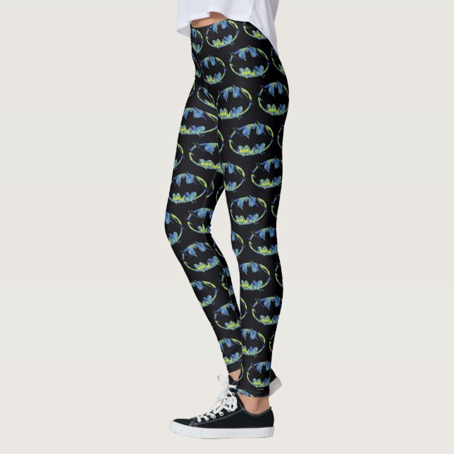 Electric Up Batman Symbol Leggings (Links)