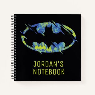 Electric Up Batman Symbol Notizbuch