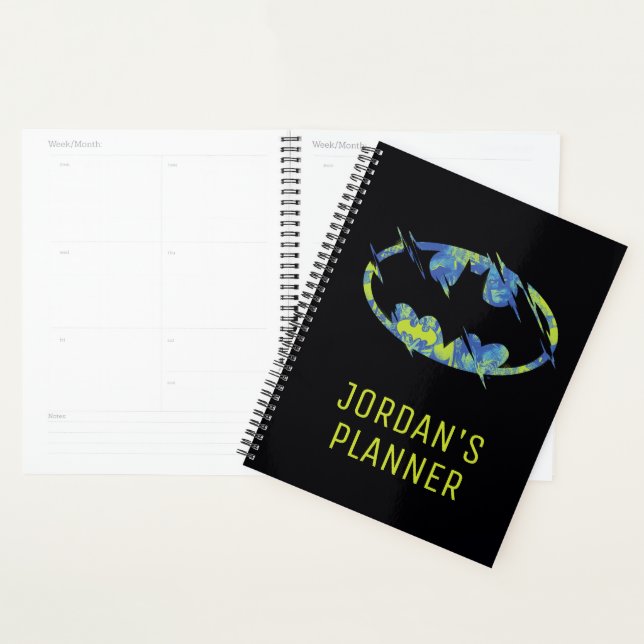 Electric Up Batman Symbol Planer (Anzeige)