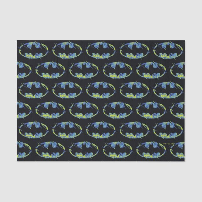 Electric Up Batman Symbol Seidenpapier (Vorderseite)
