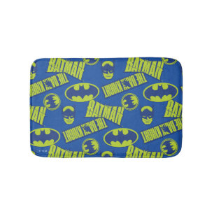 Electric Up Batman - The Dark Knight Pattern Badematte