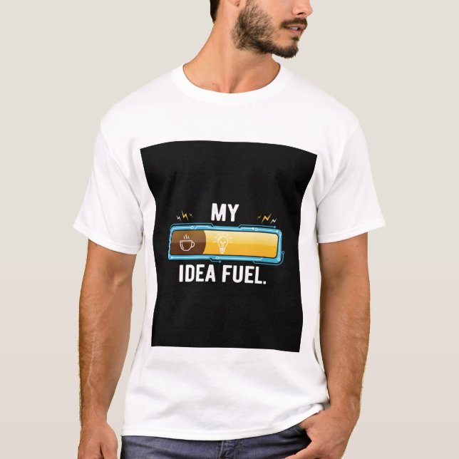 Electrical Engineer Coffee Idea Fuel Gift T-Shirt (Vorderseite)