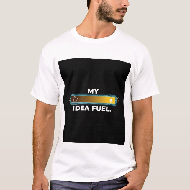 Electrical Engineer Coffee Idea Fuel Gift T-Shirt (Vorderseite)
