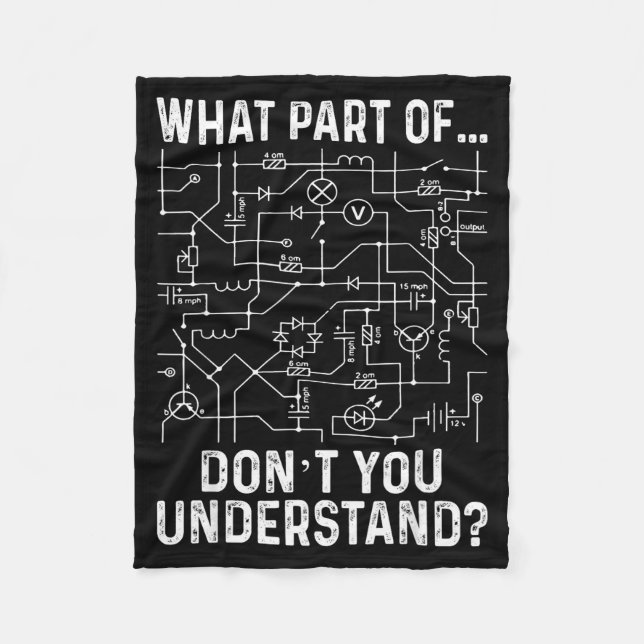 Electrical Engineering Electrical Engineer Men  Fleecedecke (Vorderseite)