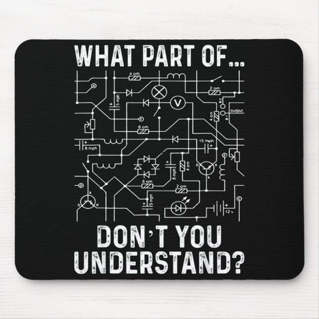 Electrical Engineering Electrical Engineer Men  Mousepad (Vorne)