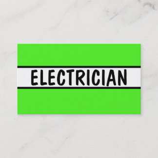 Electrical Neon Green Visitenkarte