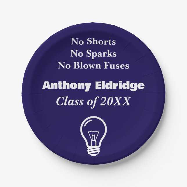 Electrical Technology Graduation Pappteller (Vorderseite)