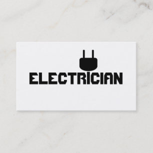 Electrician Electric Company Visitenkarte