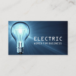 Electrician, Electric, Construction Business Card Visitenkarte