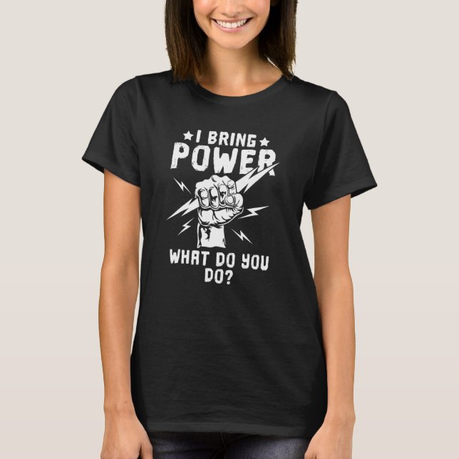 Electrician  Electrical Engineer Construction Elec T-Shirt (Vorderseite)