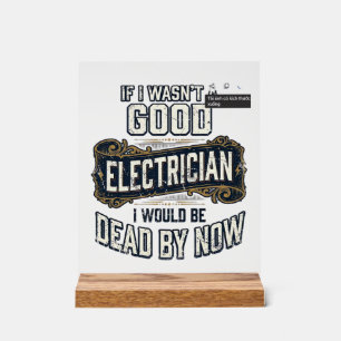 Électricien drôle citation de gravure vintage conc