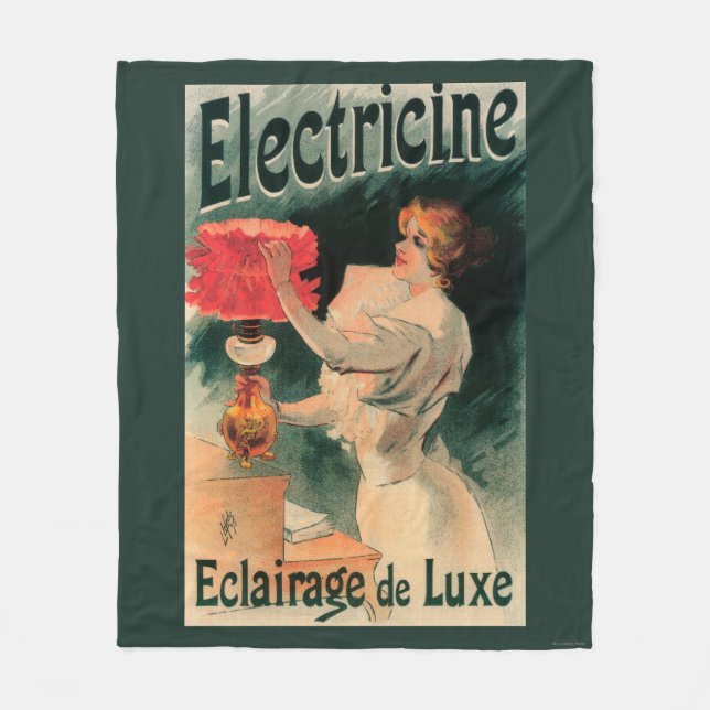 Electricine förderndes PosterFrance Fleecedecke (Vorderseite)