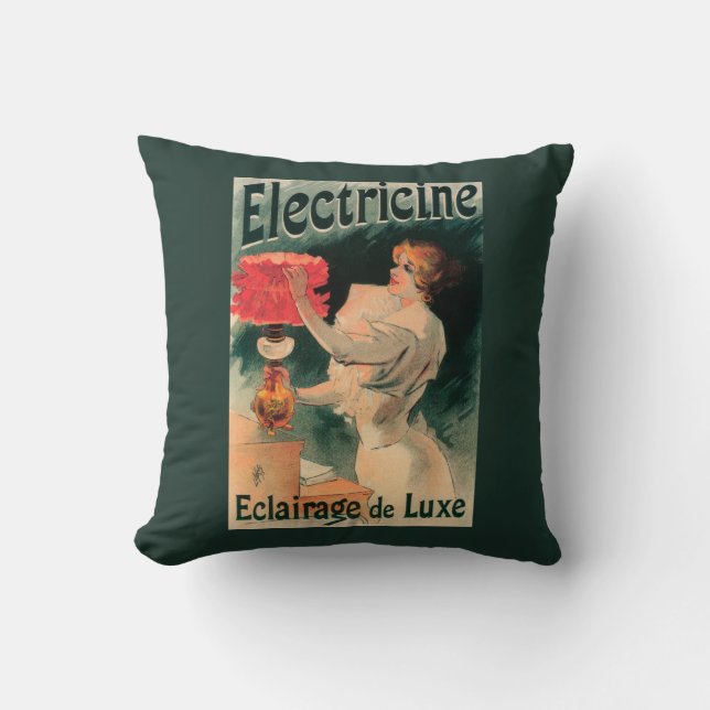 Electricine förderndes PosterFrance Kissen (Vorderseite)