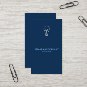 Electricista - Elektriker-Gewohnheit Visitenkarte