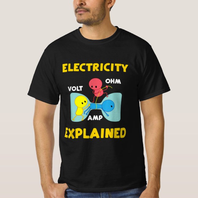 Electricity Explained T-Shirt (Vorderseite)