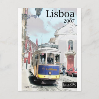 Eléctrico, Lissabon Postkarte