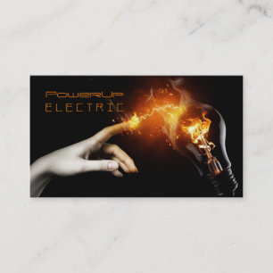 Électrique, électricien, Carte de visite électriqu