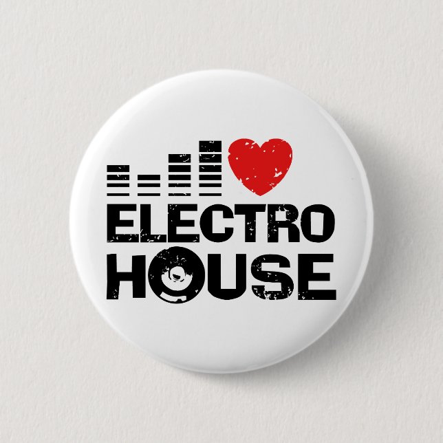 Electro House Button (Vorderseite)