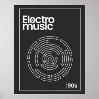 Electro Maze 90er Techno T-Shirt