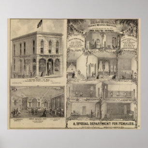 Electro-medizinisches Institut in St Paul, Poster