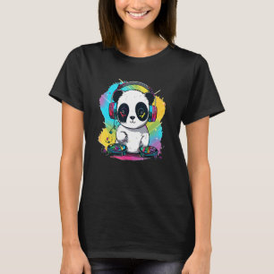 Electro Music Panda Dj Techno EDM Festival T-Shirt