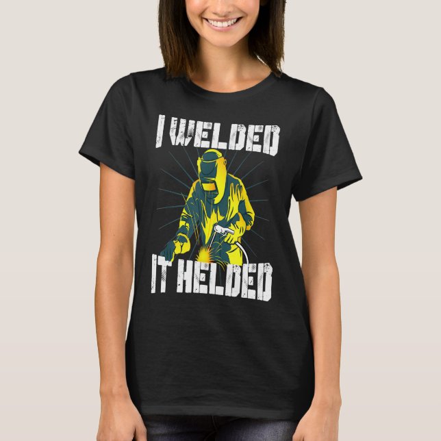 Electro Welding Shirt for Men Funny Welder (Vorderseite)