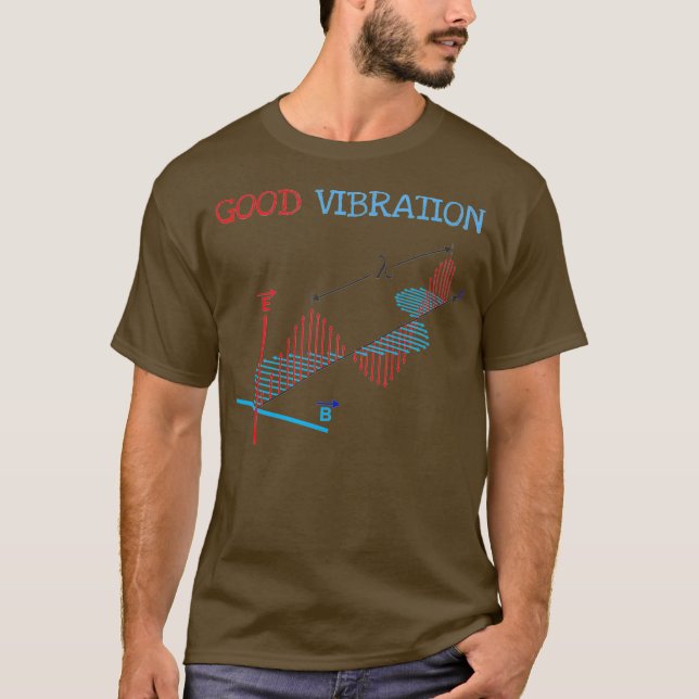 Electromagnetic Waves Fun Physics Physicist Good T-Shirt (Vorderseite)