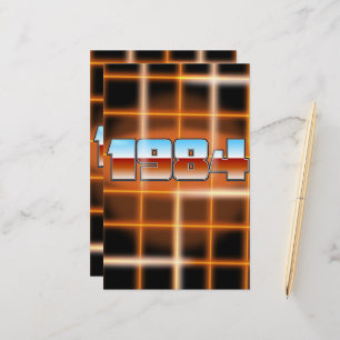 Electronic 1984 Cartoon Poster. Briefpapier
