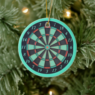 Electronic Dart Board Keramik Ornament