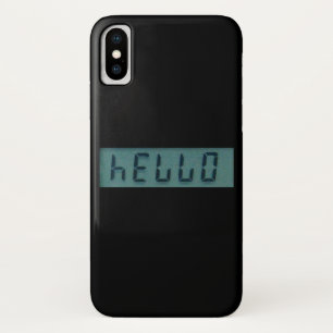 Electronic Hello Display Message Case-Mate iPhone Hülle