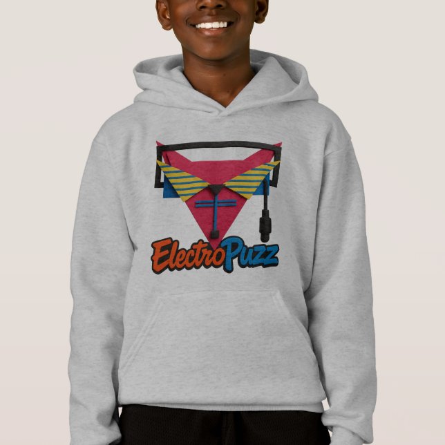 ElectroPuzz - Das elektrische Kat-T-Shirt Hoodie (Vorderseite)