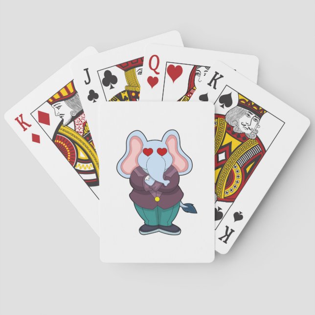 Elefant als Bräutigam mit Anzug.PNG Spielkarten (Rückseite)