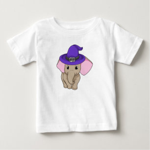 Elefant als Zauberer Baby T-shirt