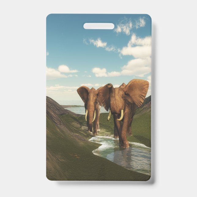 Elefant Ausweis (Vorderseite)