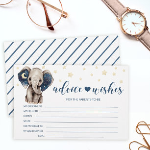 Elefant Baby Shower Ratschlag Grußkarten Karte