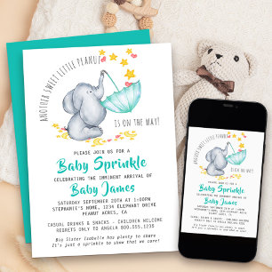 Elefant Baby Sprinkle Eine weitere süße kleine Erd Einladung