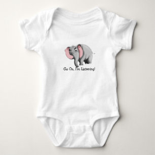 Elefant baby strampler