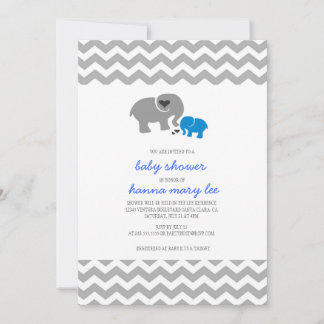 Elefant-Babyparty-Einladung Einladung