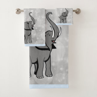 Elefant-Badezimmer-Tuch-Set Badhandtuch Set