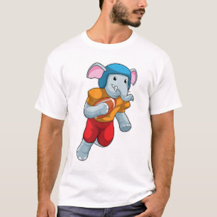 Elefant beim Fußball-Sport T-Shirt