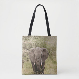 ELEFANT BEOBACHTET EINEN TOUR-WAGEN TASCHE